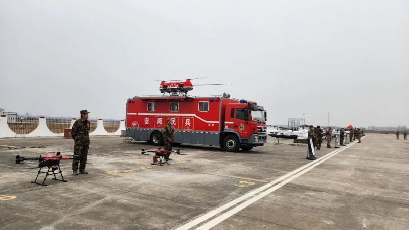 獵鷹裝備亮相安陽民兵新質力量建設成果展