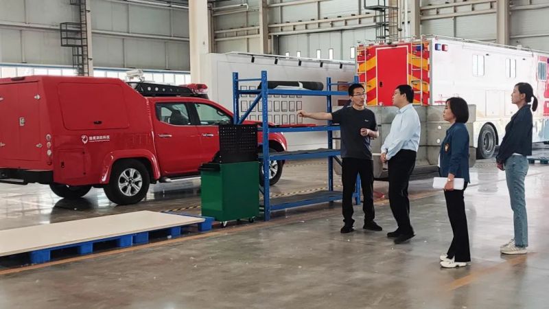 安陽縣縣長馬衛一行到獵鷹考察調研